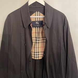 Burberry Gray Trench Coat
